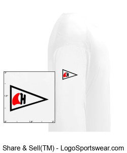 Mens long sleeve UV Protected Tee Design Zoom